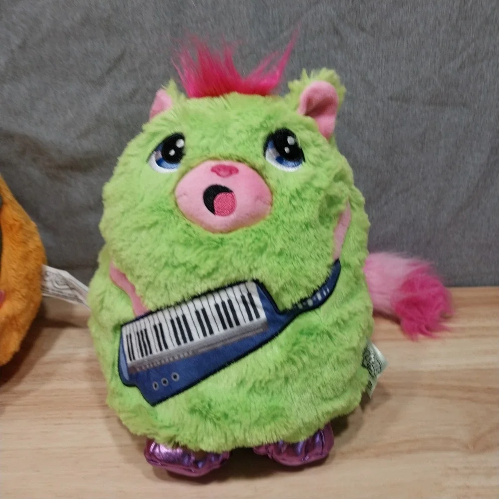 Misfittens Plush Rock Gurlz Guitar Keytar Set 11 Inch Plushies